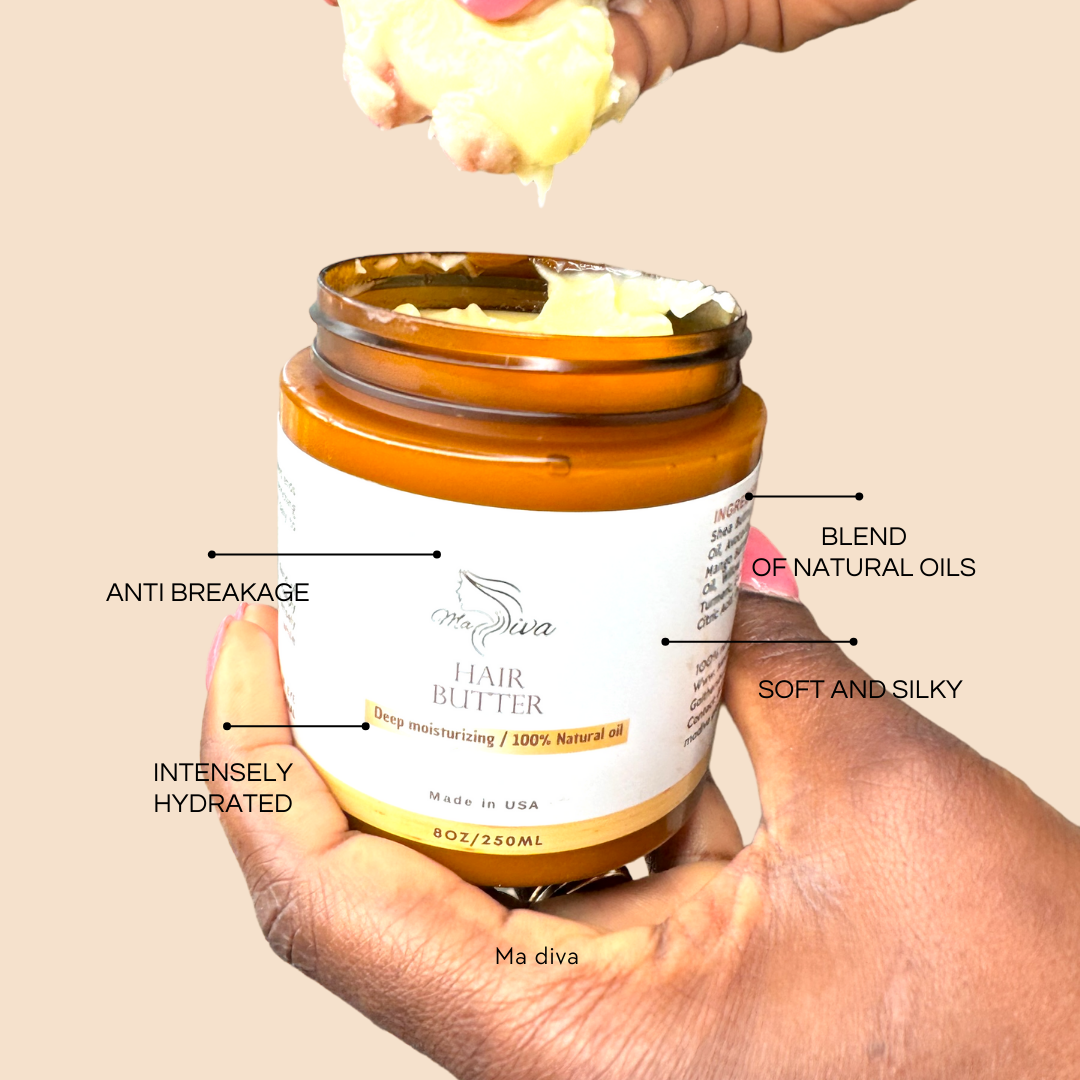 Growth oil and hair butter cream  (combo)